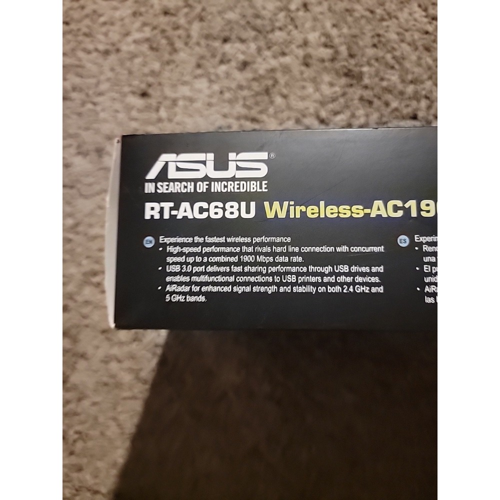 ASUS‎ Router (RT-AC68R)   Wireless-AC1900 Dual-Band Gigabit Router - Picture 3 of 12